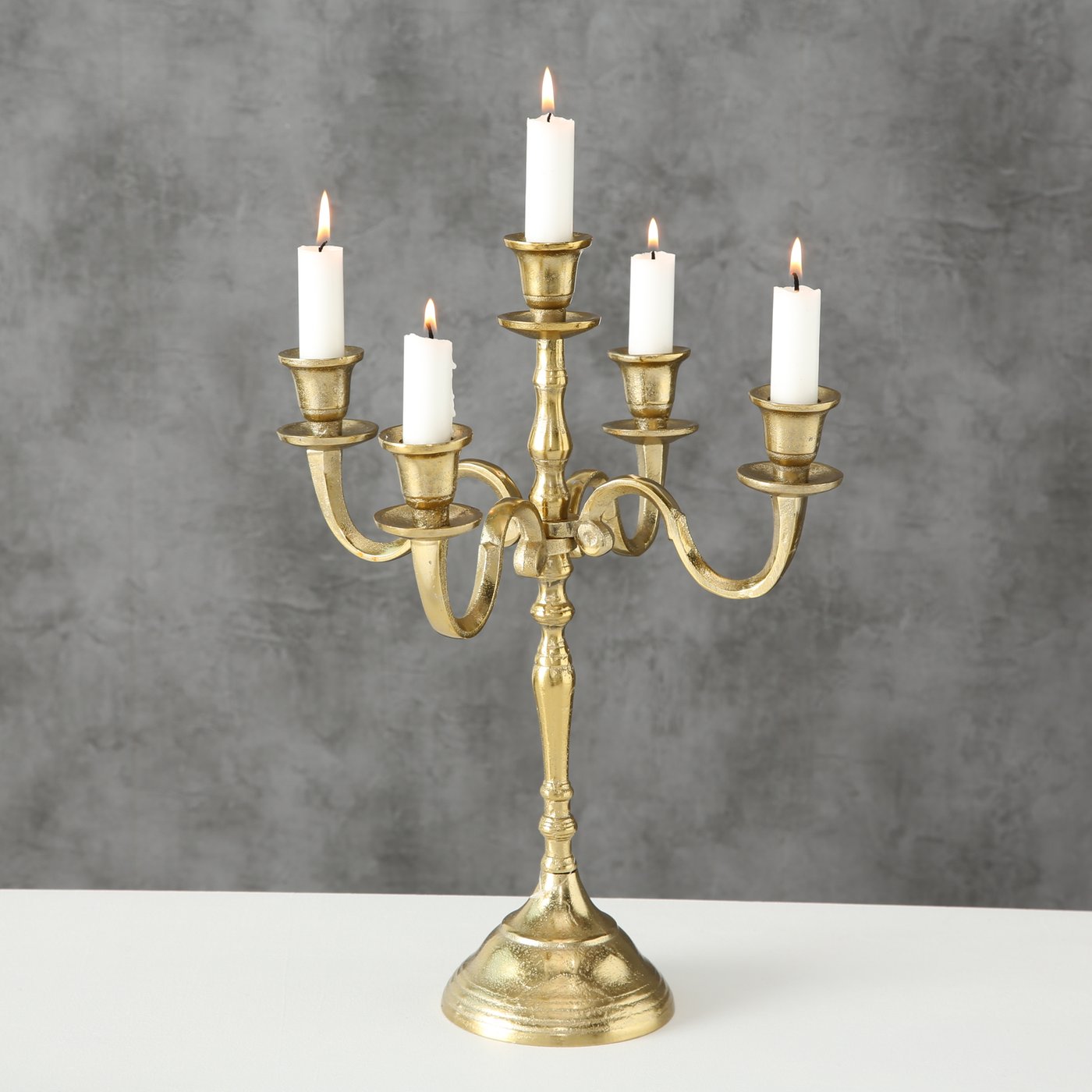 40cm Kerzenleuchter Gold Sophie 5er Antik Barock Kerzenständer Kerzenhalter